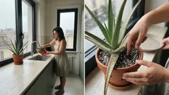 Come curare l’aloe vera in casa senza farla marcire: luce, acqua e drenaggio