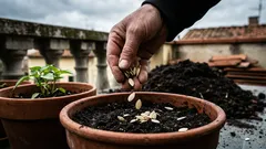 Semi di zucca nell’orto: come riusarli nel terriccio senza creare muffe